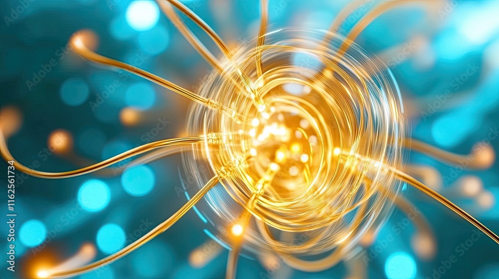 Poster Discovering Quantum Computer Connections With Glowing Filaments and Energy Flow