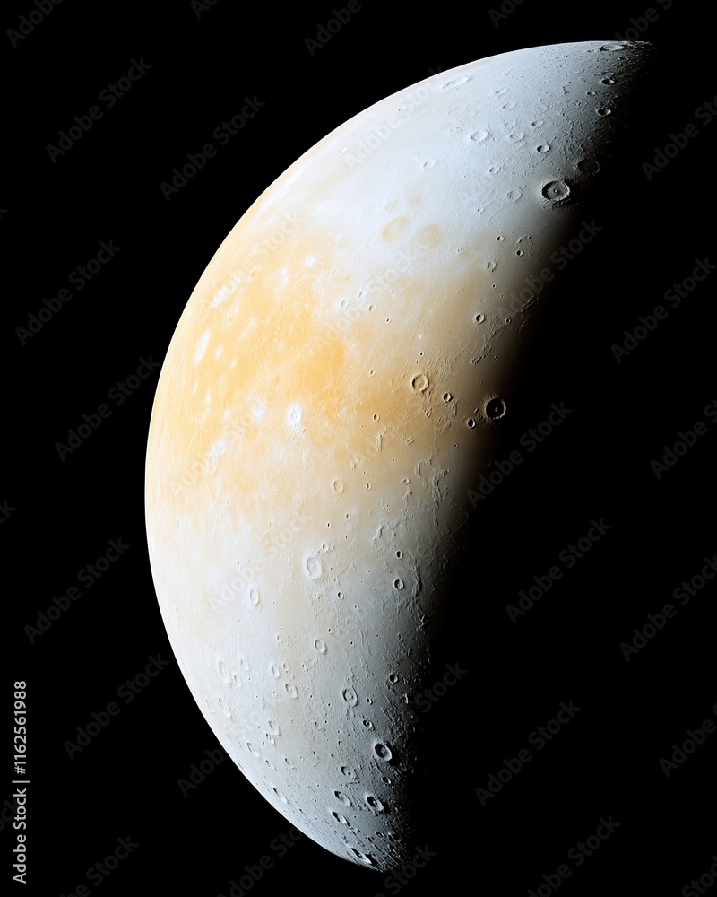 Poster secrets of ganymede the solar system's largest satellite and its geological wonders