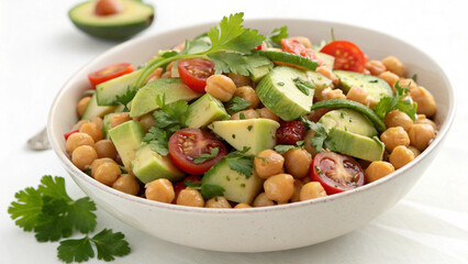 salad with beans and vegetables