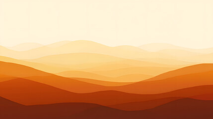 Fototapeta premium Minimalist horizon gradients in sunset-inspired tones background