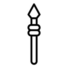 Vector Design Spear Icon Style