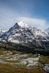 Obraz premium Alpine landscape in Switzerland.