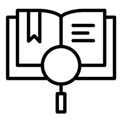 Vector Design Encyclopedia Icon Style