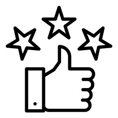 Vector Design Customer Satisfaction Icon Style