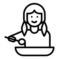 Vector Design Kids Menu Icon Style