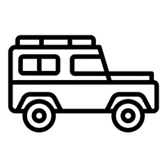 Vector Design Suv Icon Style
