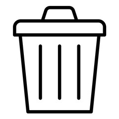 Vector Design Trash Can Icon Style