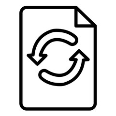 Vector Design File Backup Icon Style