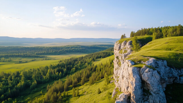 iver Ai, Aiskiye Pritesi, Ural Mountains, Chelyabinskaya Oblast, Russia nature, aerial view of Russia, Ural landscapes, Russian geology.