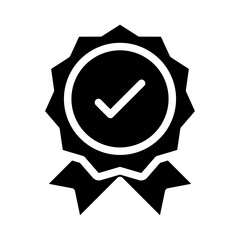 Quality Glyph Icon