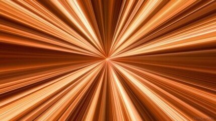 Abstract Brown Burst Radiating Lines Background