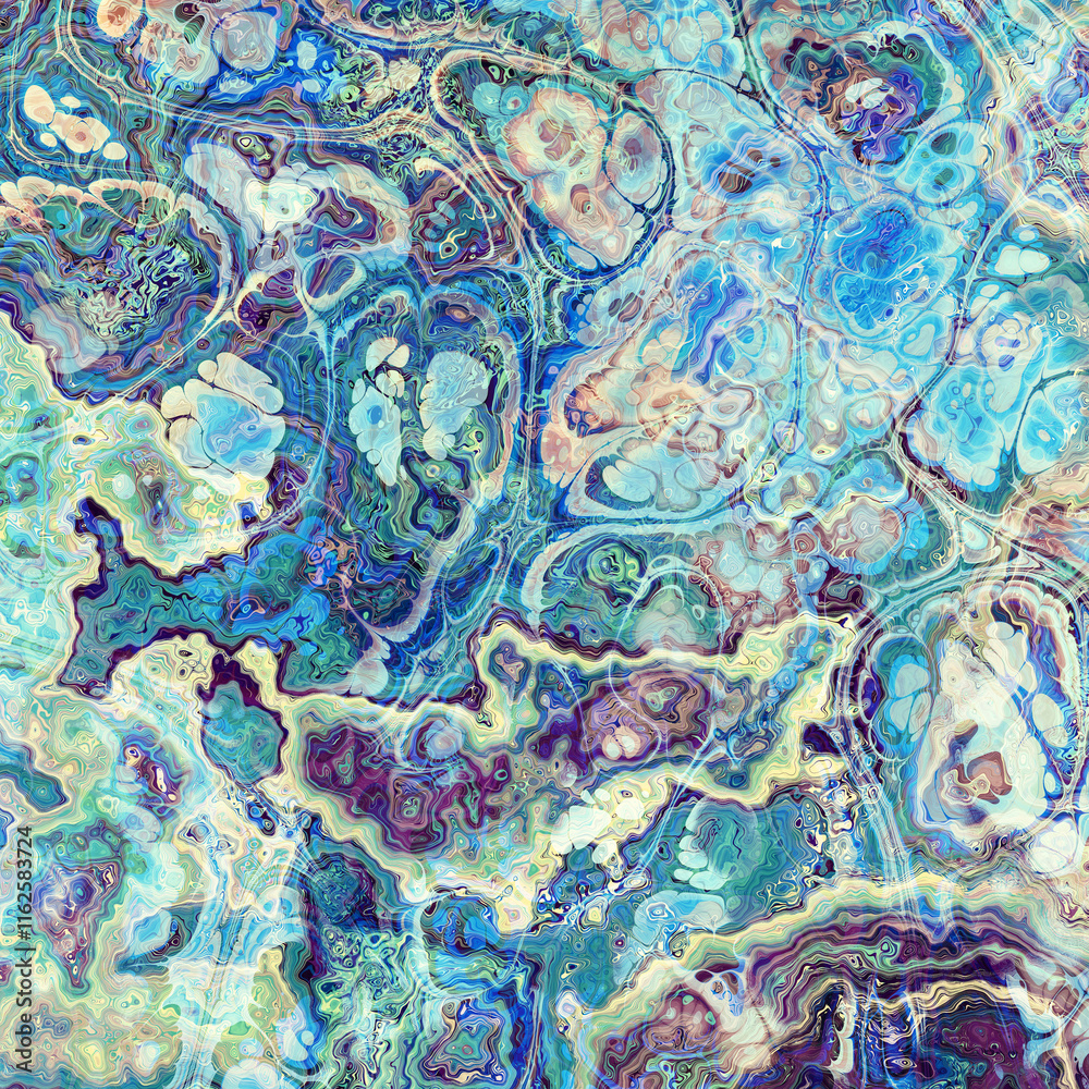 Aufkleber An abstract texture showcasing a blend of colors and unique patterns for versatile and creative use
