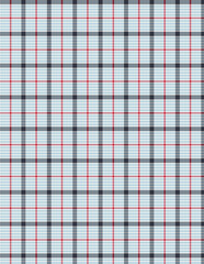 Plaid fabric pattern, blue, brown, cream, seamless for textiles, and for designing clothes, skirts or decorative fabrics. Vector illustration.
