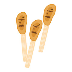 Balinese satay Lilit indonesian food
