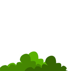 Obraz premium Bush Vector Illustration
