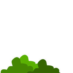 Obraz premium Bush Vector Illustration
