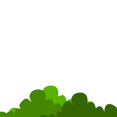 Obraz premium Bush Vector Illustration