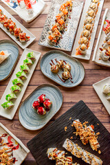 At high-end sushi restaurants, one can experience a style of dining called omakase