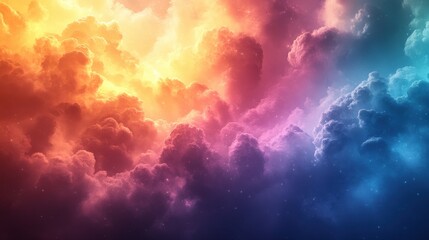 Fototapeta premium A celebratory Pride Month background featuring soft pastel rainbow tones along the edges creating a calm and open central space 