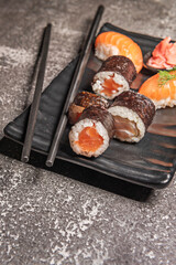 The first records of sushi date back to the 2nd century BC in Southeast Asia, where a method known as narezushi was used