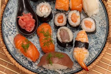 The freshness of fish is paramount in any sushi