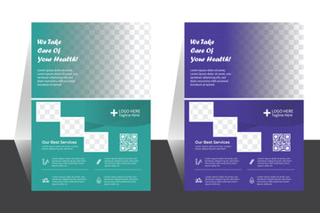 Medical flyer vector design!