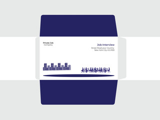 Corporate Business Envelope design template