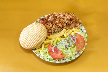 Kebab is a dish of Turkish origin that has become popular in many countries around the world