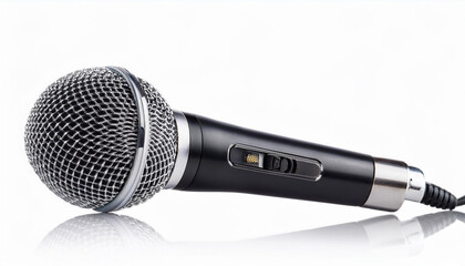 Microphone vector set white background isolated