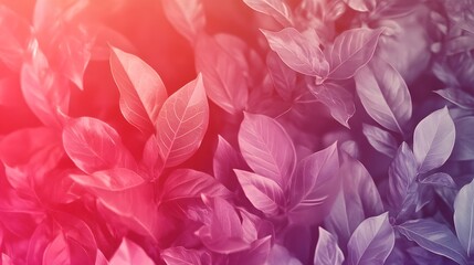 Fototapeta premium Captivating Ombre Floral Digital Background with Lush Botanical Elements