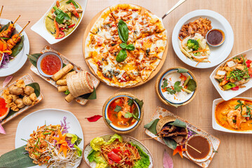 The most popular are green curry, red curry, and yellow curry. The paste is usually made with fresh ingredients such as chilies, garlic, shallots, lemongrass, galangal, and shrimp paste