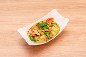 Coconut milk is an essential component in many Thai curries.