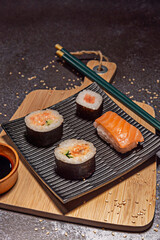 A type of restaurant specializing in sushi. Sushi-ya can be of different categories, from the most...