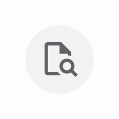 file search icon sign vector