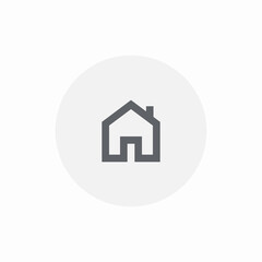 home house icon sign vector