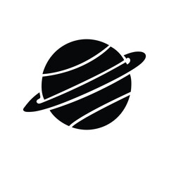 Planet icon vector. Globe icon, World icon.