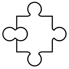 Creative Puzzle Piece Outlines for Vector Artists