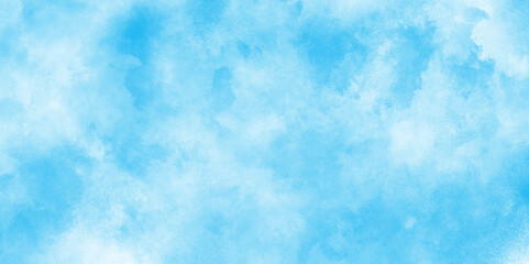 The sky blue texture clouds paper texture, shiny beautiful light blue cloudy sky, light ocean blue watercolor abstract texture, painted grunge and grainy light blue clouds watercolor background.