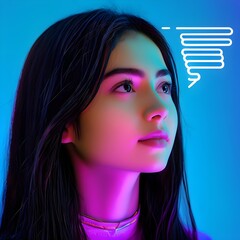 Auditory hallucinations. generated with AI