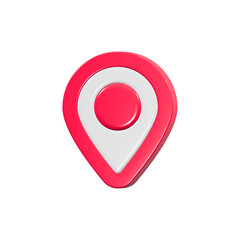 3D Realistic Location map pin gps pointer markers