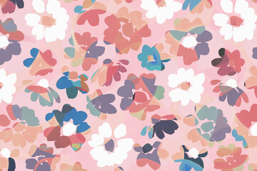 Set of fun colorful line doodle seamless pattern. Creative