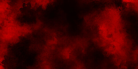 Obraz premium fogy and cloudy and grunge and blurry distressed abstract Watercolor Background Texture Dark Red Plum Magenta Abstract Art Sky, Modern abstract red texture, Red Smoke Like Cloud Wave Effect On Black.