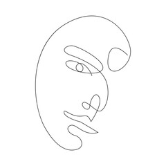 Face Line Art