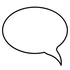 Hand-Drawn Speech Bubble Line Art Pack