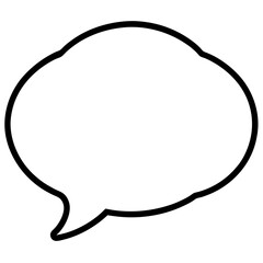 Hand-Drawn Speech Bubble Line Art Pack