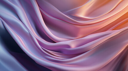 Obraz premium Purple fabric wavy background.