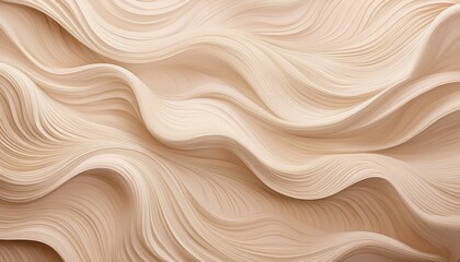 Creamy beige abstract waves. Smooth, elegant texture.  Perfect for backgrounds.