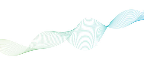 Abstract wave line. Digital frequency equalizer. digital Stylized line art background. Vector illustration.