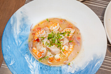 Each region has its own version of ceviche, with variations in the types of fish or seafood used, the seasonings used, and the additional ingredients incorporated