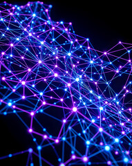 Obraz premium Digital Networking Illustration